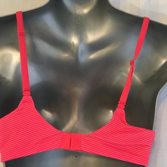 Victoria's Secret 34B Pink Uplift Semi Demi Bra Adjustable Straps Underwire - Picture 7 of 11